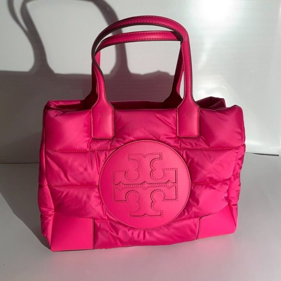 Tory Burch Ella Mini Puffer Tote - Picture 1 of 8